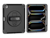 4Smarts Grip - Skyddsfodral För Surfplatta - Robust - Polykarbonat, Termoplastisk Polyuretan (Tpu), Gummi - Svart - För Apple 11-Inch Ipad Pro M4 Wi-Fi, M4 Wi-Fi + Cellular