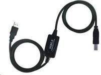 Premiumcord Usb 2.0-Repeater Och A/M-B/M 10M Kabel