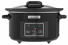 Lift And Serve Digital Slow Cooker With Hinged Lid And Programmable Countdown T