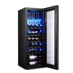Low Vibration Low Noise ice bar Home Thermostat Wine Built-in Freestanding Wine Cooler Chiller Touch Control Air-Cooled moisturizer,Home/Bar