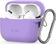 Tech-Protect Etui Tech-Protect Silicone Hook Apple Airpods Pro 1 / 2 Lavender