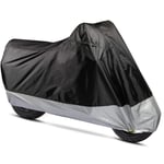 Jinclonder 210D Motorcycle Car Cover Electric Car Dust Cover Sun Protection Battery Car Cover Rain and Dustproof Universal PU Waterproof Coating, 3XL