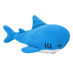 Cat Toy Electric Simulation Shark Play Chew Usb Rechargeable Tooth Cleaning Interactive Soft Plush Thick Bite-Resistant Pet Supplies