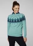 Blå Helly Hansen W Wool Knit Sweater Ull Genser