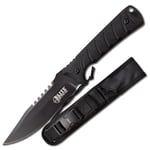 Elite Tactical - FIX005BK Backdraft kniv med fast blad