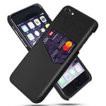 IPhone SE 2022 etc. kuori korttipaikalla - Musta
