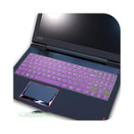 For 15.6" Lenovo Legion Y530 Y540 Y545 Y7000 Y7000P, 17.3" Legion Y730 Y740 Gaming Laptop Silicone Keyboard Cover Skin -Purple-