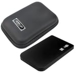 Black Boîtier en aluminium SATA vers Mini USB 2.0, boîtier pour disque dur de 2.5 pouces, boîtier de stockage Portable pour SSD, Support pour SSD