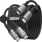INIU USB C to USB C Charger Cable, 100W Fast Charging USB C Cable [2-Pack 2M] QC