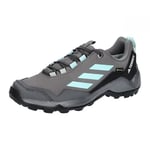adidas Women's Terrex Eastrail Gore-TEX Hiking Shoes Sneaker, Grey Five/semi Flash Aqua/Wonder Silver, 9 UK