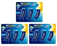 3-pack Niquitin Minis Mint 2mg Lozenges Nicotine (60 per pack x 3) NEW LONG EXP