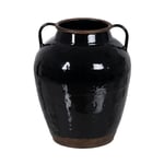 BigBuy Home Vase Black Iron 23 x 23 x 28.5 cm