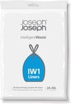 Joseph Joseph IW1 Bin Liners, High Quality General Waste Bags with Tie Tape Draw