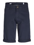 Jack & Jones Junior Boy's Jjibowie Jjshorts Solid Sa Jr Bermuda Shorts, Navy Blazer, 176
