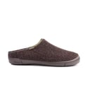 Barbour Mens Richie Slippers - Brown Wool - Size UK 8