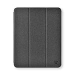 Nedis Tablet Folio Case Apple - iPad Pro 12.9 Inch 2019 - Built-in Pen Holder - Automatic Wake Function - TPU/PC - Grey/Black