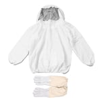 Combinaison anti-abeilles, veste anti-abeilles, veste a capuche, vetements de protection pour apiculture avec gants