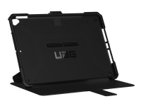 UAG Rugged Case for iPad 10.2-in (7/8 Gen, 2019/2020) - Metropolis Black - Vikbart fodral för surfplatta - composite - svart - 10.2 - för Apple 10.2-inch iPad (7:e generation, 8:e generation)