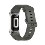 Fitbit Charge 5 Silikonklokkerem - Grønn, Sølv