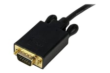 StarTech.com 3 m DisplayPort till VGA-kabel - Aktiv DisplayPort till VGA-kabeladapter - 1080p video - DP till VGA-skärmkabel - DP 1.2 till VGA-konverterare - Låsande DP-kontakt - DisplayPort-kabel - 3.05 m