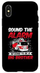 iPhone X/XS Sound The Alarm I'm Going To Be A Big Brother Firetruck Baby Case