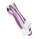 Bitfenix Alchemy Molex 4x SATA Adapter 20 cm - sleeved  Purple / White / White