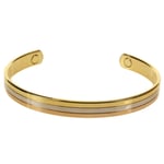 Wellys GD-027510:Magnetiskt trefärgat armband - klassiskt