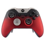 eXtremeRate Coque Avant de Remplacement pour Xbox One Elite Manette, Modèle 1698-Dégradé Rouge