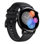 HUAWEI WATCH GT 3 Smartwatch - 2 Weeks Battery Life Fitness Tracker - SpO2 and Hearth Rate Monitoring - Personal AI Running Coach & 100 Workout Modes - Extended 3 Month Warranty - 42MM Black