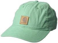 Carhartt Men's Canvas Baseball Cap, Sea Green, One Size