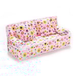 1 st/set soffa med 2 kuddar för Barbie-docka barn dockhus