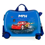 Disney Cars Rocket Racing Blue Kids Rolling Suitcase 50x38x20 cm Rigid ABS Combination lock 34 Litre 2.1 Kg 4 Wheels Hand Luggage