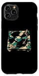 Coque pour iPhone 11 Pro Platine vinyle DJ Camouflage – Amoureux de musique vintage