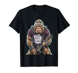 Bigfoot Final Boss t shirt the rock Vintage Music Sasquatch T-Shirt