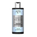 Apis Who'S the Boss Energizing Body Wash Gel Men Aloe Flax Extract 3in1 300ml