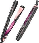 Hair Straighteners and Curlers 2 in 1, Twist Flat Curling Iron Pro Multi-Styler