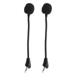 2X Replacement Gaming Mic for Cloud Alpha Computer Gaming Headset T5Neef
