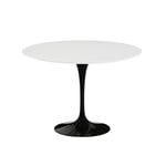 Saarinen Round Table For Outdoor, Rund, Ø 107 cm, Svart underrede