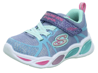 New Girls SKECHERS S Lights Shimmer Beams Sporty Glow Kids Sneaker Shoes UK 13