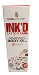 Skin Academy Ink'd Tattoo Care Body Oil Vegan Tattoos Nourishing Moisture 75 ml