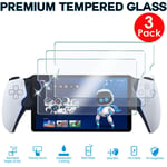 3 Pack Genuine TEMPERED GLASS Screen Protector For Sony Playstation / PS Portal