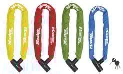 Master Lock 8391Eurdprocol, Kedjelås, Blå, Grön, Röd, Gul, Stål, Nylon, Stål