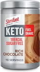 Slimfast Advanced Keto Fuel Shake for Keto Lifestyle, Rich Chocolate Flavour, 10