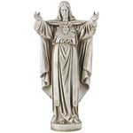 Design Toscano Statue de Jardin, Fibre de Verre, Pierre Antique, 19,1 x 26,7 x 55,9 cm