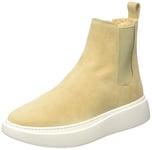 BOSS Womens Amber Chelsea Sn-S Chelsea-Style high-top Trainers in Italian Suede Size 8