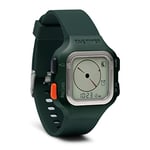 TIME TIMER Watch - Compte à rebours analogique et numérique visuel de 12h ou 24h - pour la productivité, l'apprentissage, la Prise de Test et Le Suivi de l'entraînement (Sequoia Green, Large)