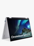 Acer Spin 514 Chromebook, Intel Core i3 Processor, 8GB RAM, 128GB SSD, 14" Full HD Touchscreen, Silver