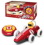 BRIO Remote Control Race Car Toddler Toys for Ages 24 Months Up (Kids 2 Years Old)