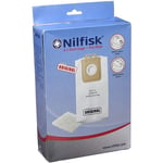 Nilfisk - Boite de 4 sacs Hygiene + pre filtre power (155717-50517) (1470416500, 128389187) Aspirateur philips
