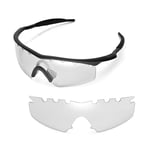 Walleva Clear Vented Replacement Lenses For Oakley M Frame Strike Sunglasses